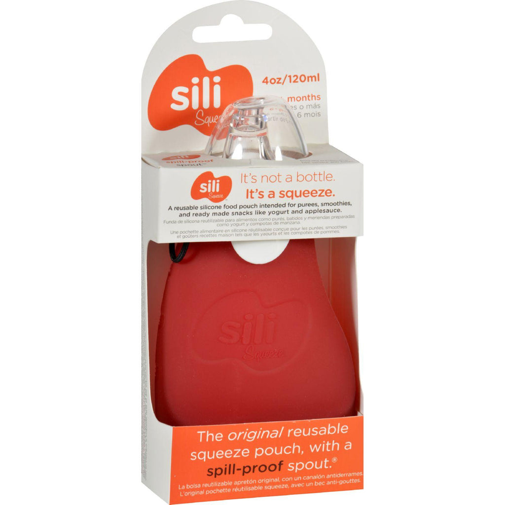 Sili Squeeze Bottle - Original - Red Apple - 4 Oz